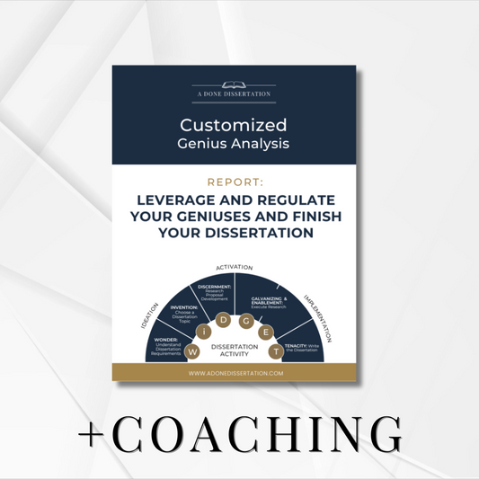 Dissertation Jumpstart Kit & Coaching